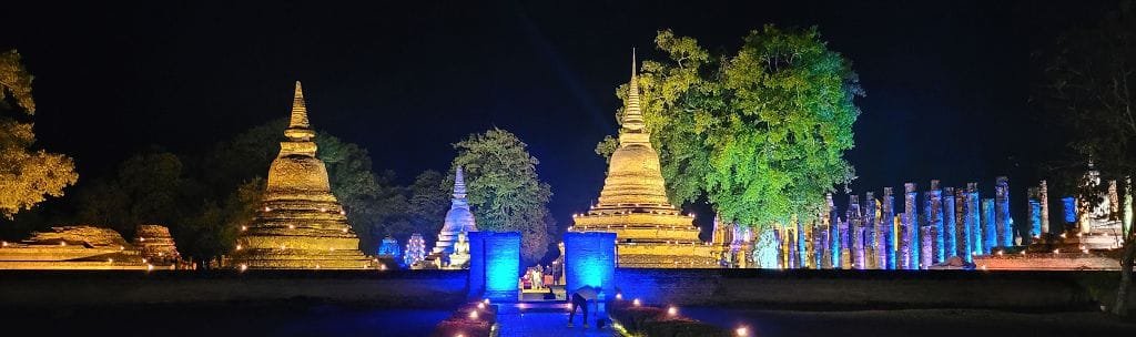 Sukhothai bei Nacht (2)